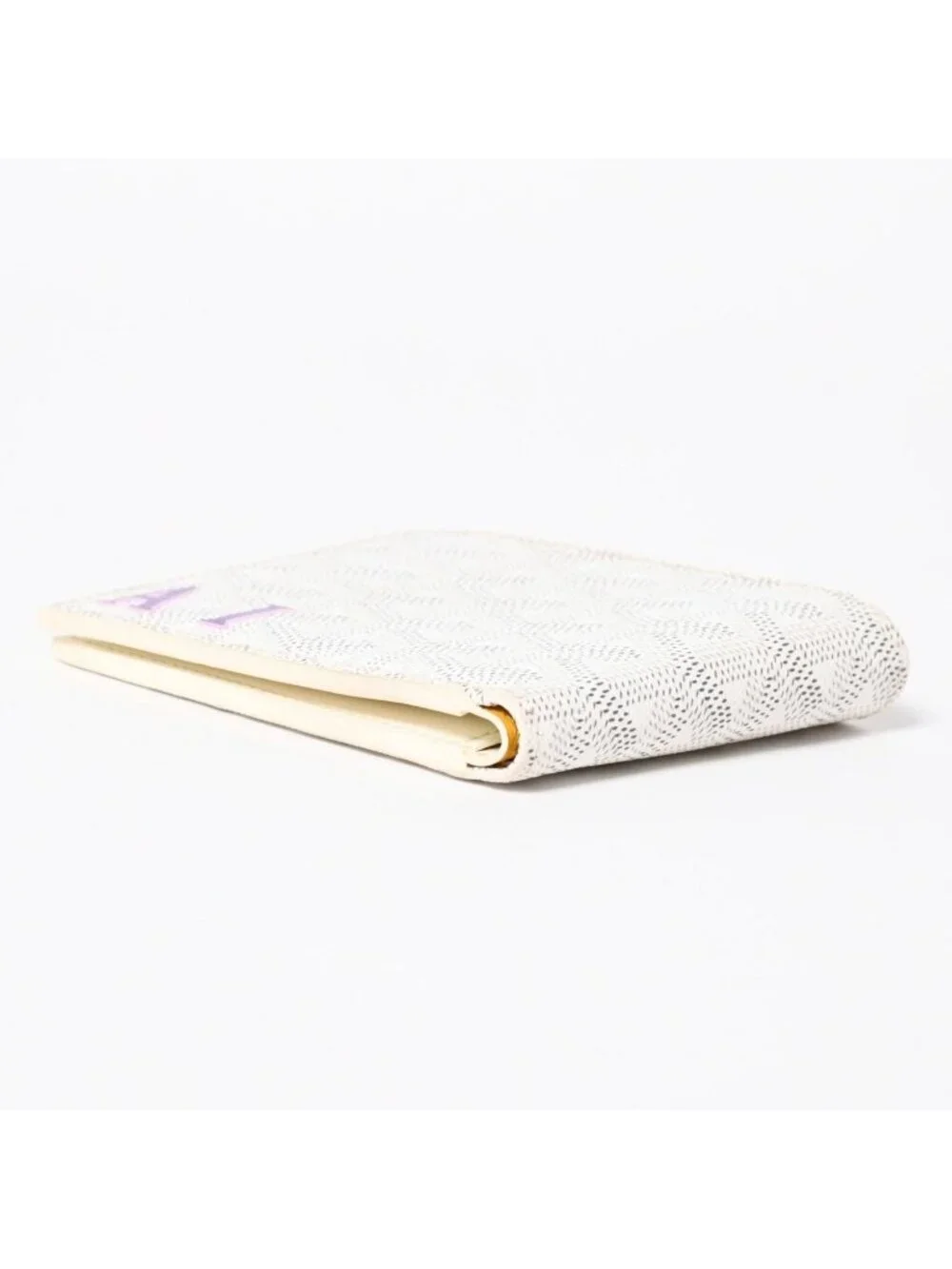 Goyard Victoire Wallet Bifold Leather White